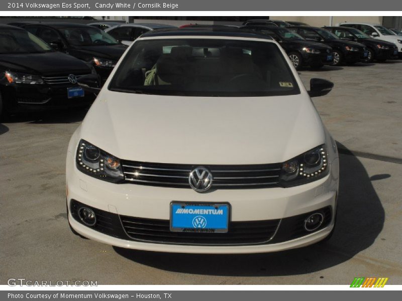 Candy White / Cornsilk Beige 2014 Volkswagen Eos Sport