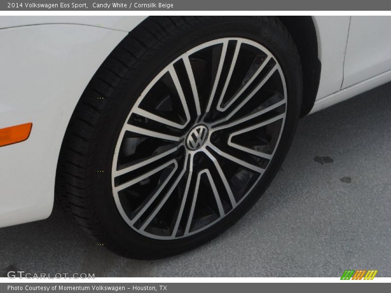 Candy White / Cornsilk Beige 2014 Volkswagen Eos Sport