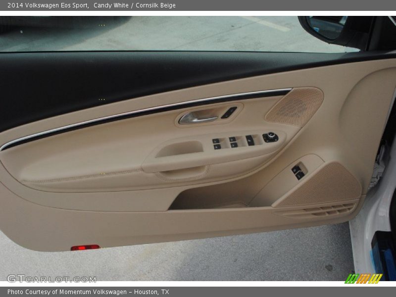 Candy White / Cornsilk Beige 2014 Volkswagen Eos Sport