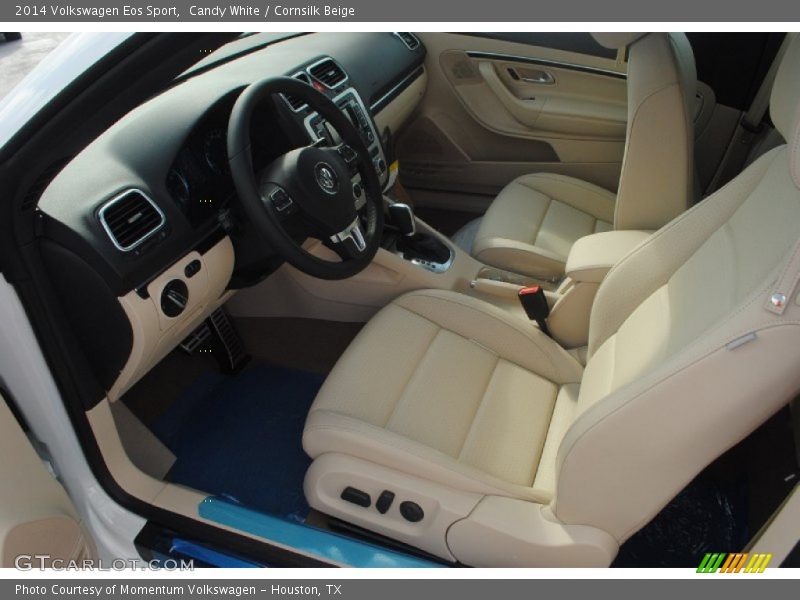 Candy White / Cornsilk Beige 2014 Volkswagen Eos Sport