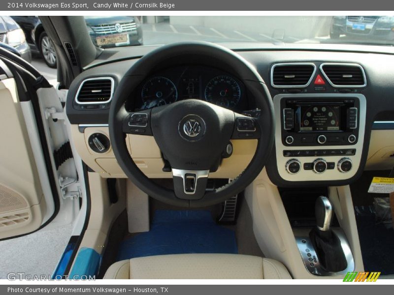 Candy White / Cornsilk Beige 2014 Volkswagen Eos Sport