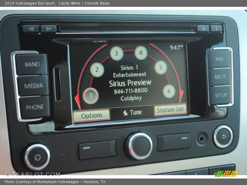 Candy White / Cornsilk Beige 2014 Volkswagen Eos Sport