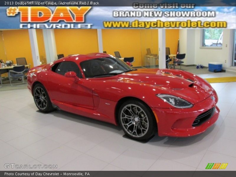 Adrenaline Red / Black 2013 Dodge SRT Viper Coupe