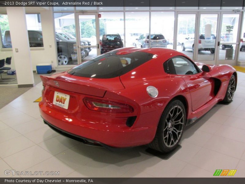 Adrenaline Red / Black 2013 Dodge SRT Viper Coupe