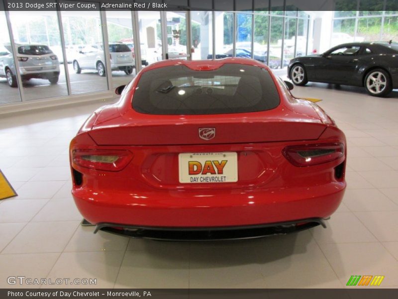 Adrenaline Red / Black 2013 Dodge SRT Viper Coupe
