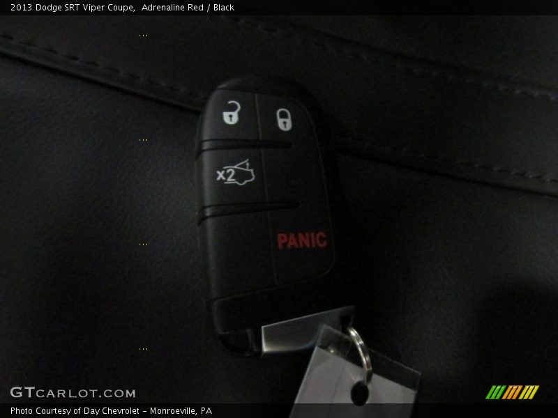 Adrenaline Red / Black 2013 Dodge SRT Viper Coupe