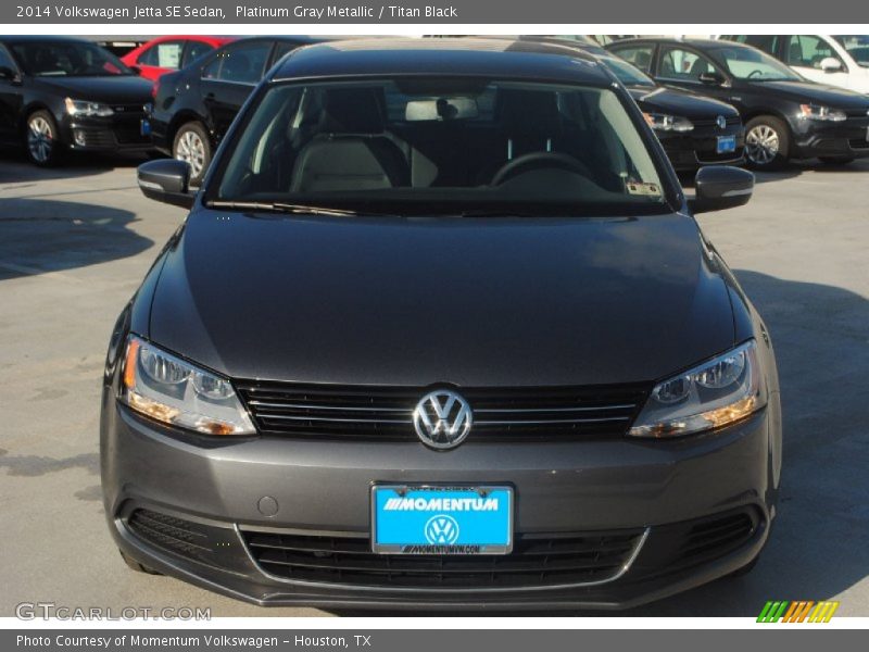 Platinum Gray Metallic / Titan Black 2014 Volkswagen Jetta SE Sedan