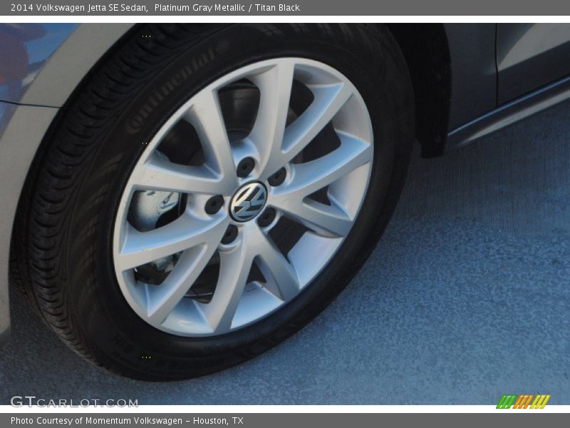 Platinum Gray Metallic / Titan Black 2014 Volkswagen Jetta SE Sedan