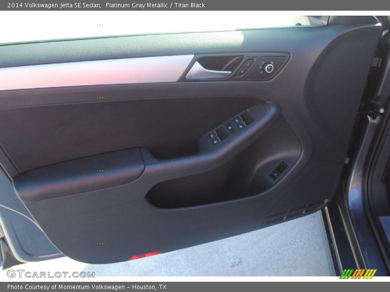 Platinum Gray Metallic / Titan Black 2014 Volkswagen Jetta SE Sedan