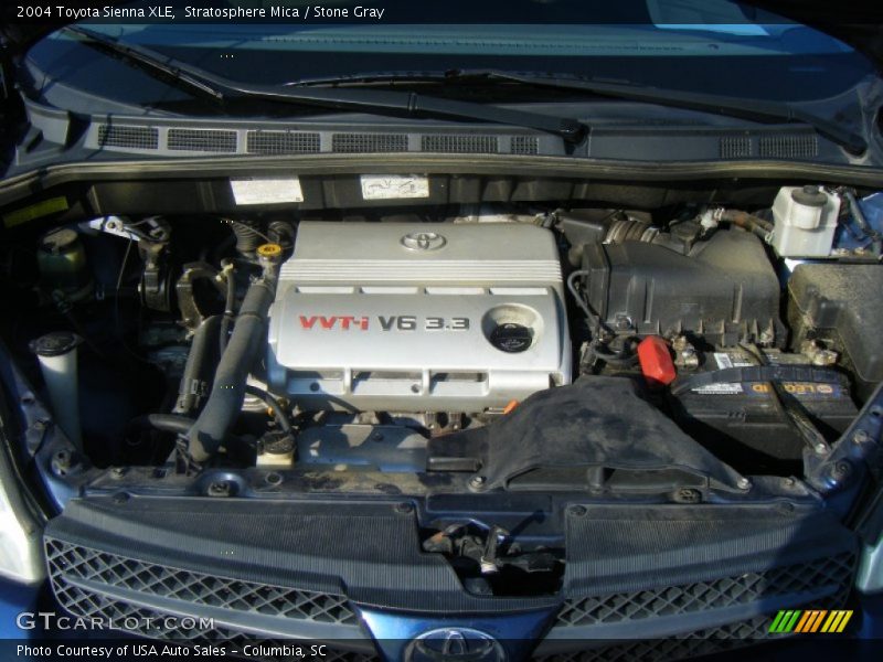 Stratosphere Mica / Stone Gray 2004 Toyota Sienna XLE