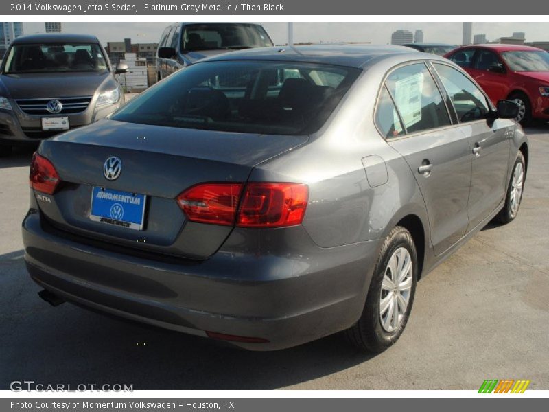 Platinum Gray Metallic / Titan Black 2014 Volkswagen Jetta S Sedan