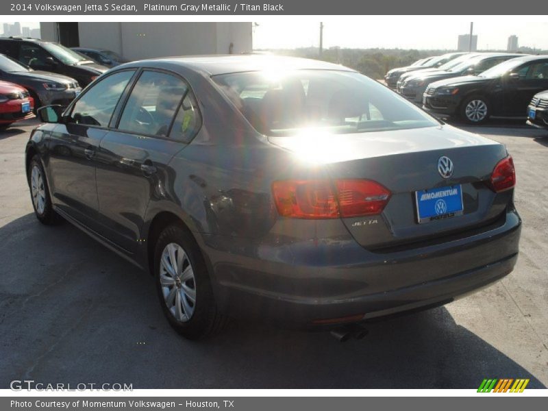 Platinum Gray Metallic / Titan Black 2014 Volkswagen Jetta S Sedan