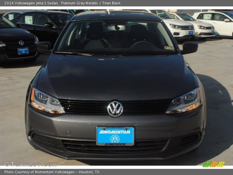 Platinum Gray Metallic / Titan Black 2014 Volkswagen Jetta S Sedan