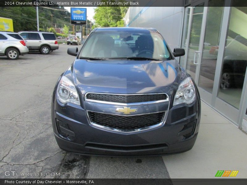 Atlantis Blue Metallic / Light Titanium/Jet Black 2014 Chevrolet Equinox LS