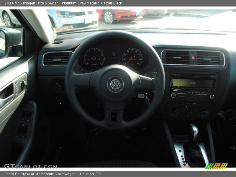 Platinum Gray Metallic / Titan Black 2014 Volkswagen Jetta S Sedan