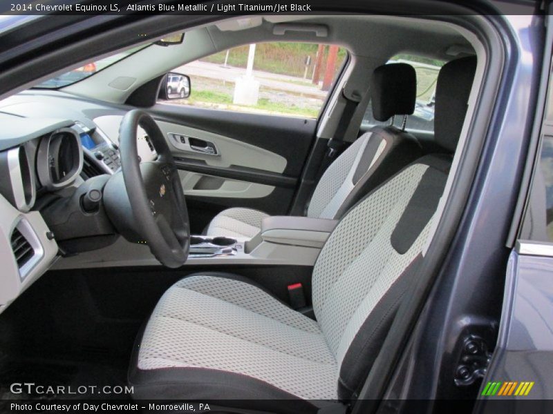 Atlantis Blue Metallic / Light Titanium/Jet Black 2014 Chevrolet Equinox LS