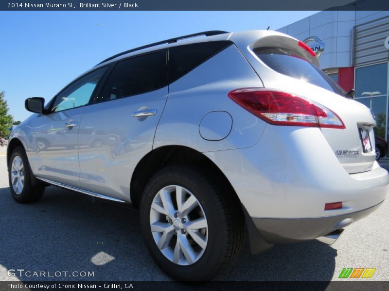 Brilliant Silver / Black 2014 Nissan Murano SL