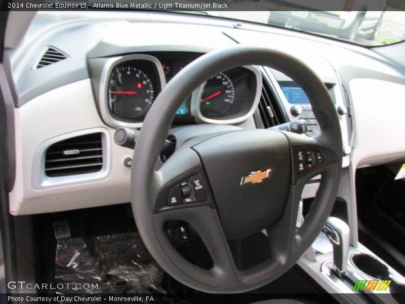 Atlantis Blue Metallic / Light Titanium/Jet Black 2014 Chevrolet Equinox LS