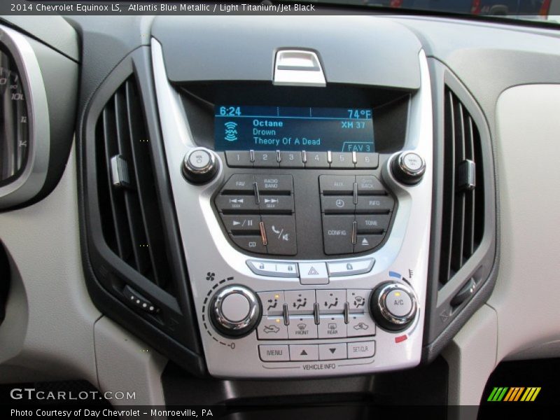 Atlantis Blue Metallic / Light Titanium/Jet Black 2014 Chevrolet Equinox LS