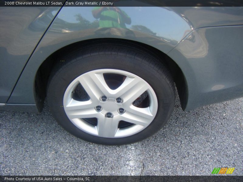 Dark Gray Metallic / Ebony 2008 Chevrolet Malibu LT Sedan