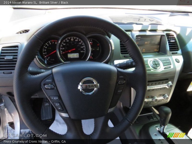 Brilliant Silver / Black 2014 Nissan Murano SL