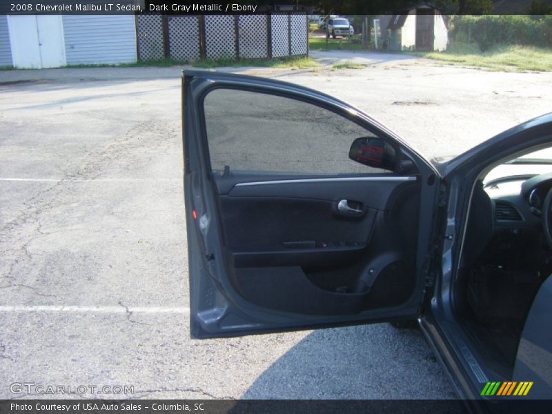 Dark Gray Metallic / Ebony 2008 Chevrolet Malibu LT Sedan