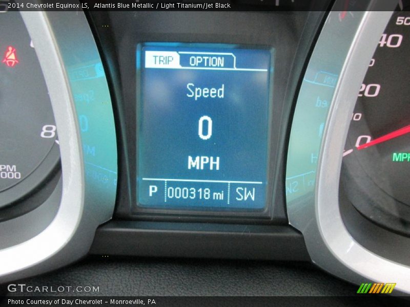 Atlantis Blue Metallic / Light Titanium/Jet Black 2014 Chevrolet Equinox LS