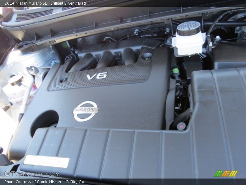 Brilliant Silver / Black 2014 Nissan Murano SL