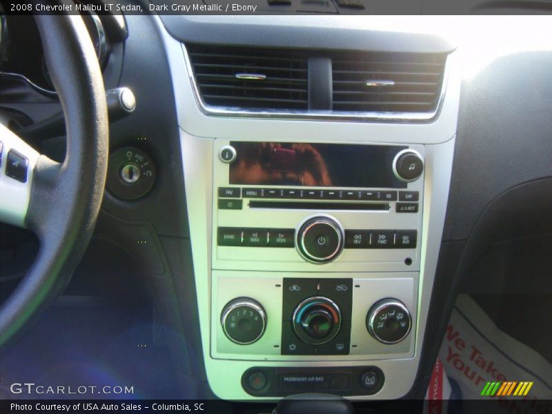 Dark Gray Metallic / Ebony 2008 Chevrolet Malibu LT Sedan