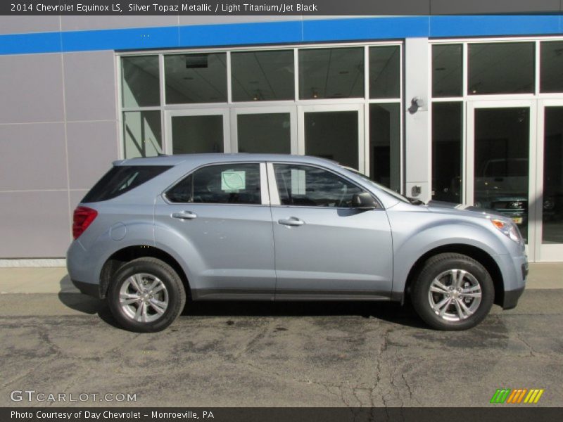 Silver Topaz Metallic / Light Titanium/Jet Black 2014 Chevrolet Equinox LS