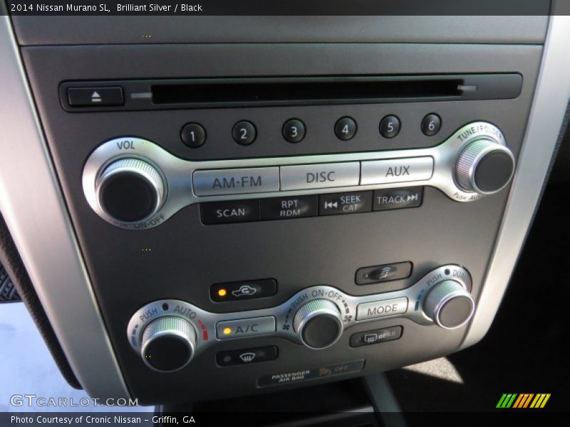 Brilliant Silver / Black 2014 Nissan Murano SL