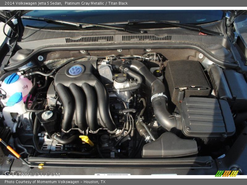 Platinum Gray Metallic / Titan Black 2014 Volkswagen Jetta S Sedan