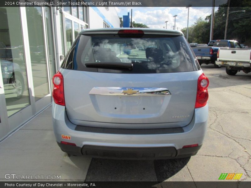Silver Topaz Metallic / Light Titanium/Jet Black 2014 Chevrolet Equinox LS