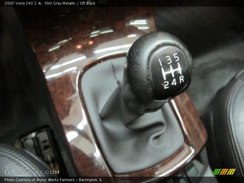 Flint Gray Metallic / Off Black 2005 Volvo S40 2.4i