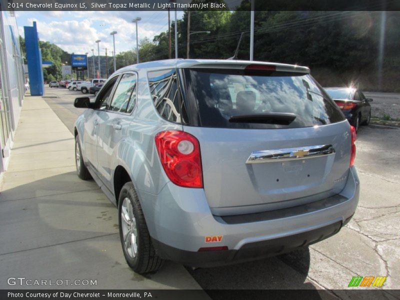 Silver Topaz Metallic / Light Titanium/Jet Black 2014 Chevrolet Equinox LS