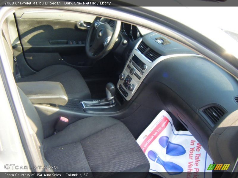 Dark Gray Metallic / Ebony 2008 Chevrolet Malibu LT Sedan