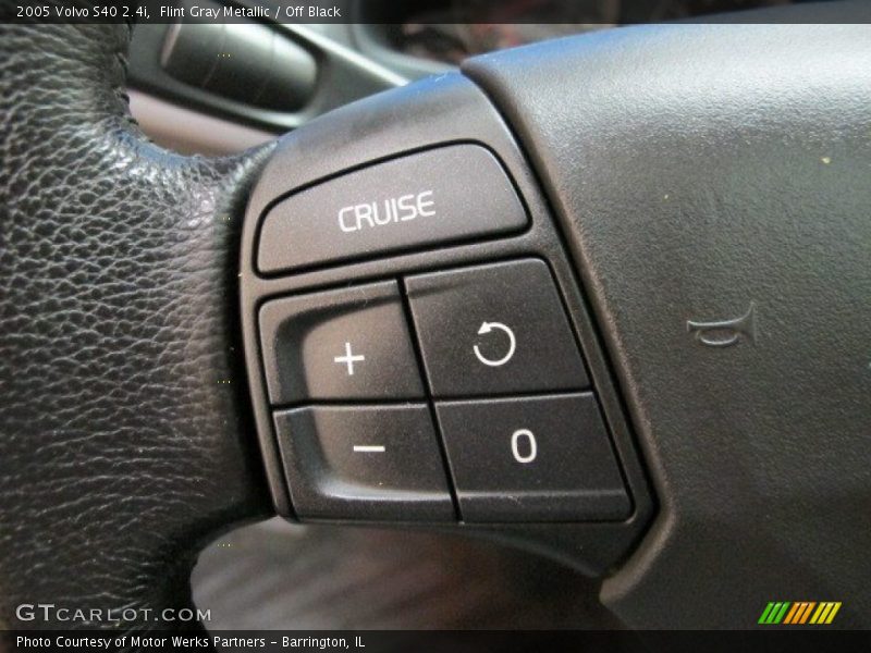 Flint Gray Metallic / Off Black 2005 Volvo S40 2.4i