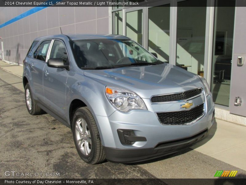 Silver Topaz Metallic / Light Titanium/Jet Black 2014 Chevrolet Equinox LS