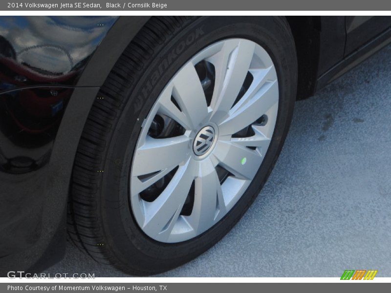 Black / Cornsilk Beige 2014 Volkswagen Jetta SE Sedan