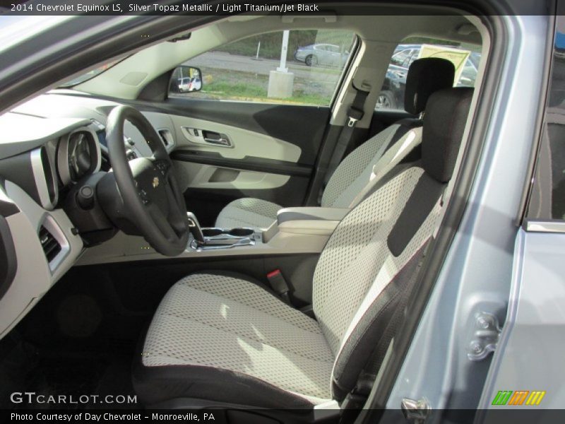 Silver Topaz Metallic / Light Titanium/Jet Black 2014 Chevrolet Equinox LS