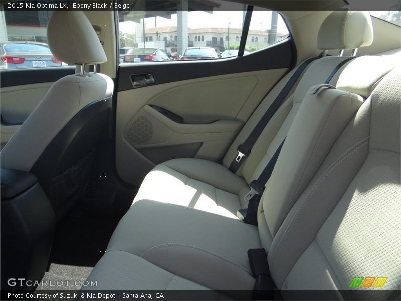 Ebony Black / Beige 2015 Kia Optima LX