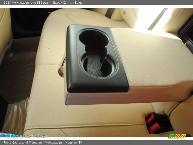 Black / Cornsilk Beige 2014 Volkswagen Jetta SE Sedan