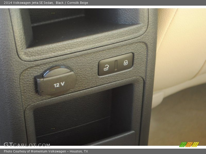 Black / Cornsilk Beige 2014 Volkswagen Jetta SE Sedan