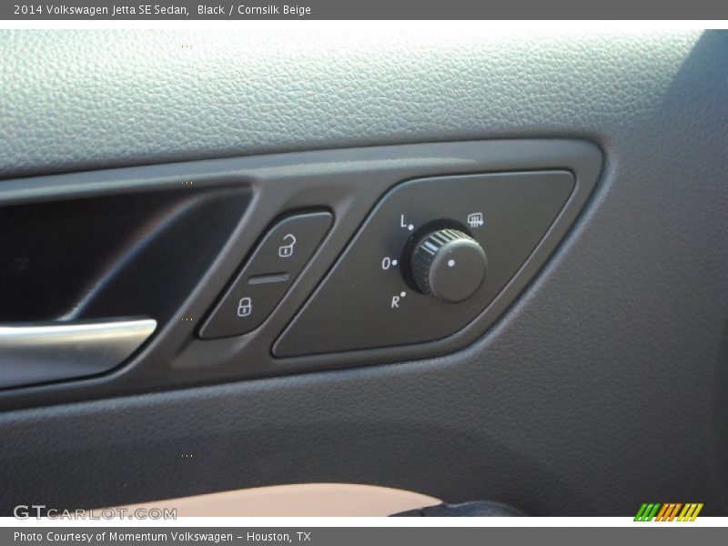 Black / Cornsilk Beige 2014 Volkswagen Jetta SE Sedan