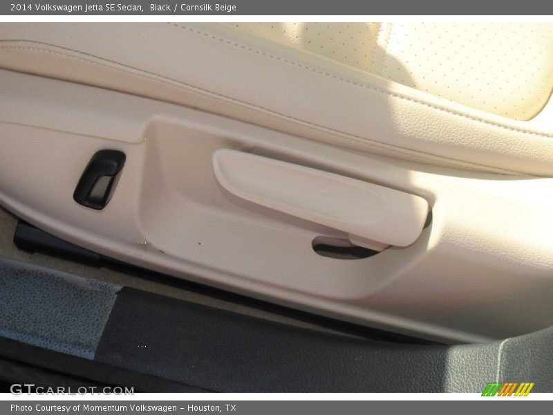 Black / Cornsilk Beige 2014 Volkswagen Jetta SE Sedan