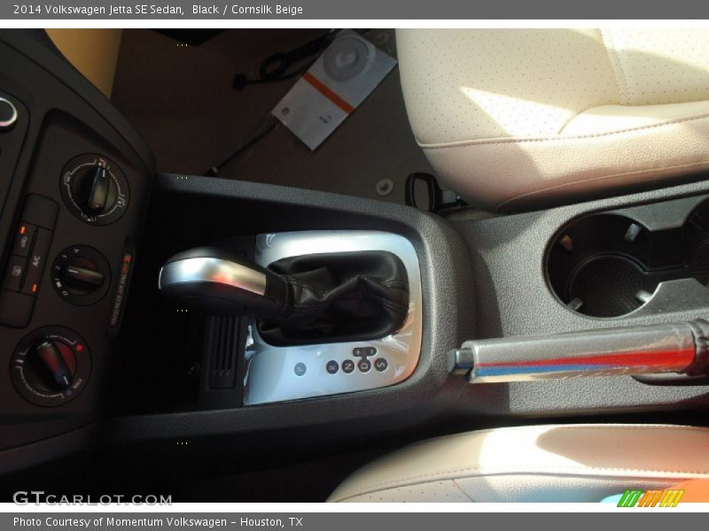 Black / Cornsilk Beige 2014 Volkswagen Jetta SE Sedan