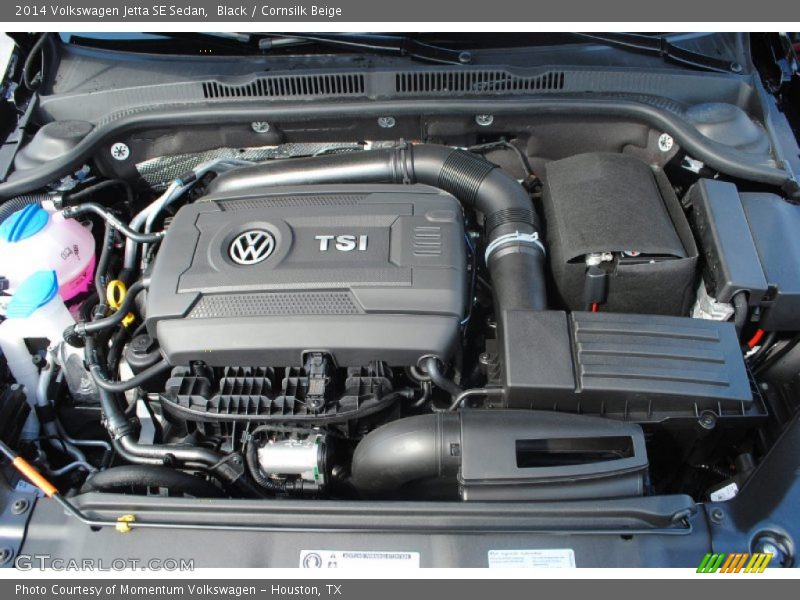 Black / Cornsilk Beige 2014 Volkswagen Jetta SE Sedan