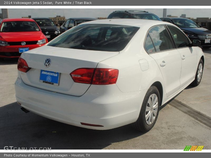 Pure White / Titan Black 2014 Volkswagen Jetta S Sedan