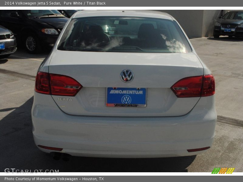 Pure White / Titan Black 2014 Volkswagen Jetta S Sedan