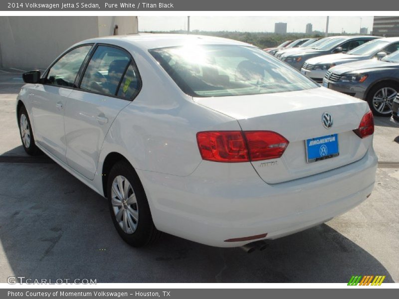 Pure White / Titan Black 2014 Volkswagen Jetta S Sedan